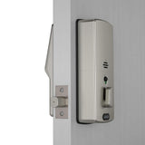 Secure Plus Satin Nickel Single-Cylinder Alarmed Deadbolt Lock with Smart Keypad, Bluetooth and 3D Fingerprint - Super Arbor
