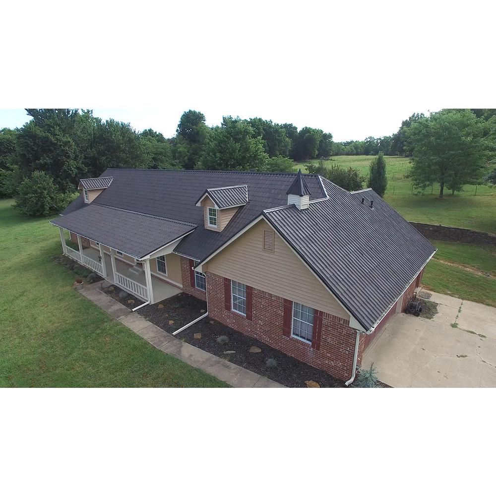 42 in. x 16 in. x 1.6 in. Ebony Black Asphalt Architectural Shingles (33.33 sq.ft.per Bundle) (10 Pieces) - Super Arbor