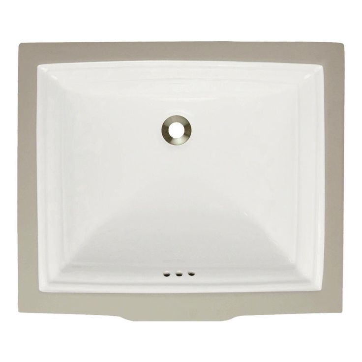 MR Direct Undermount Porcelain Bathroom Sink in White