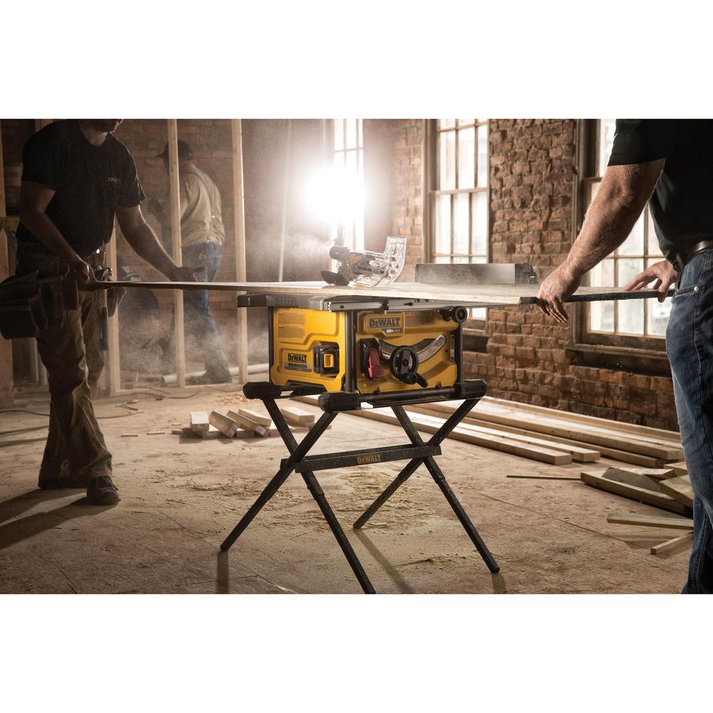 FLEXVOLT 60-Volt MAX Lithium-Ion Cordless Brushless 8-1/4 in. Table Saw (Tool-Only)