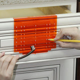 Knob Handle Pull Drill Mounting Template For Cabinet Doors And Drawers - Super Arbor