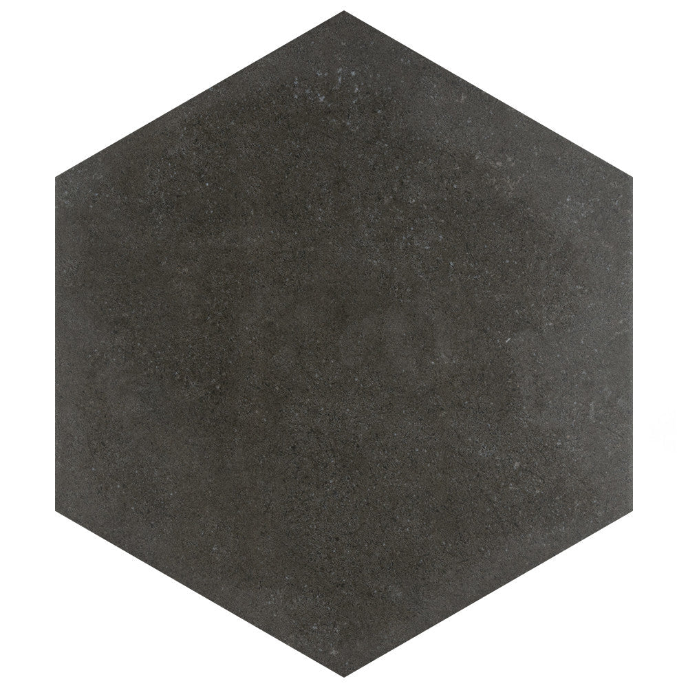 Merola Tile Vintage Hex Marengo 8-5/8 in. x 9-7/8 in. Porcelain Floor and Wall Tile (11.56 sq. ft. per case)