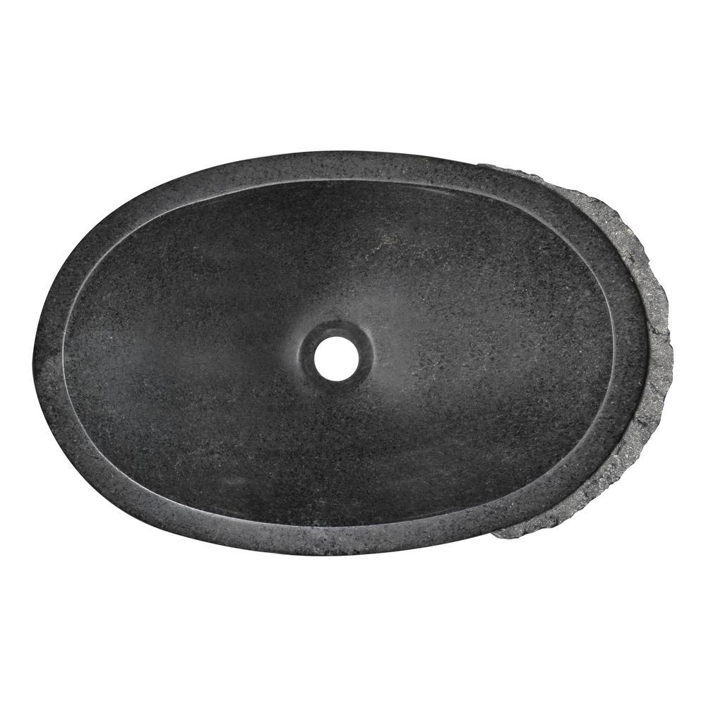 Dragons Peak Vessel Sink in Mandy Black - Super Arbor