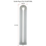 14.75 in. 50-Watt T10 U-Bent Ful Fluorescent Tube Light Bulb Black Light (5-Pack) - Super Arbor