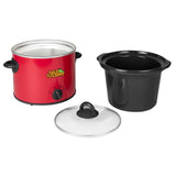4 Qt. Red Slow Cooker with Cool-Touch Handles