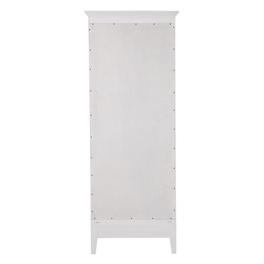 Chennai 25 in. W Linen Cabinet in White Wash - Super Arbor