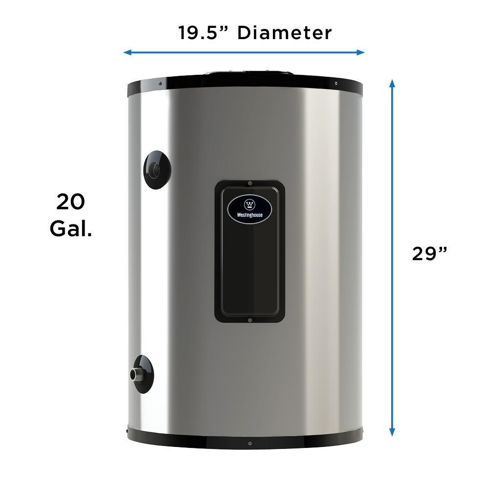 20 Gal. 10 Year 2000-Watt Electric Point Of Use Water Heater with Durable 316 l Stainless Steel Tank - Super Arbor