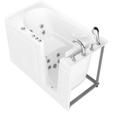 HD Series 60 in. Right Drain Quick Fill Walk-In Whirlpool Bath Tub with Powered Fast Drain in White - Super Arbor