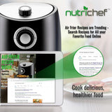 Black Countertop Air Fryer Oven Cooker Healthy Kitchen Convection Air Fry Cooking