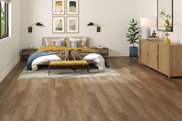 Style Selections (Sample) Sisal Oak Waterproof Wood Look Interlocking Luxury Vinyl Plank