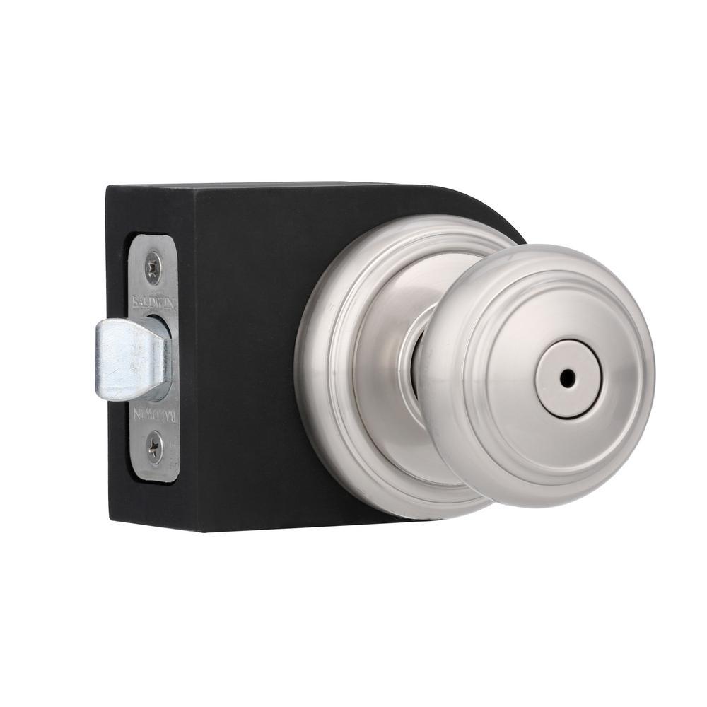 Prestige Alcott Satin Nickel Bed/Bath Door Knob (4-Pack) - Super Arbor