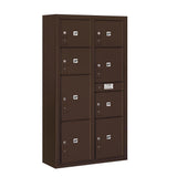 3800 Horizontal Series 8-Parcel Locker Surface Mount Mailbox - Super Arbor