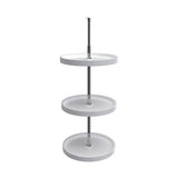 Rev-A-Shelf 18 in Almond Polymer Full Circle Lazy Susans 3-Shelf