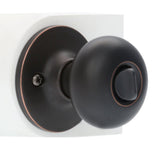 Cambridge Oil-Rubbed Bronze Combo Entry Knob and Single-Cylinder Deadbolt - Super Arbor