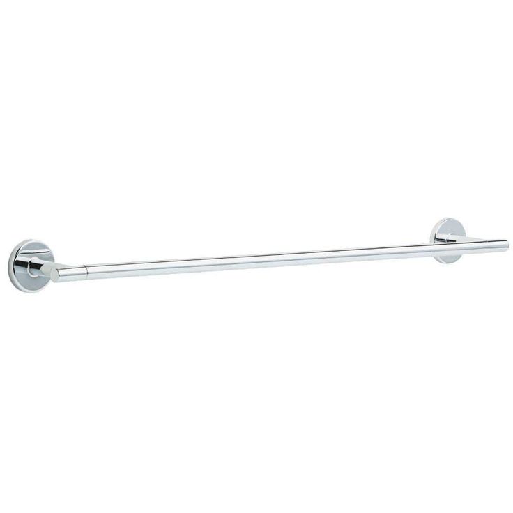 DELTA Trinsic 24-in Polished Chrome Wall Mount Single Towel Bar