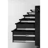 36 in. W 6-Drawer, Deep Tool Chest Cabinet in Gloss Black