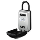 SafeSpace Portable Light-Up Dial Lock Box with Removable Shackle - Super Arbor