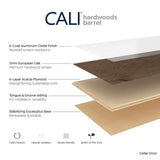 CALI Barrel Cellar Door Oak 7-1/2-in W x 1/2-in T x 74-13/16-in Smooth/Traditional Engineered Hardwood Flooring (23.31-sq ft / Carton)