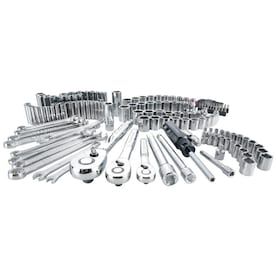 CRAFTSMAN 159-Piece Standard (SAE) and Metric Polished Chrome Mechanics Tool Set