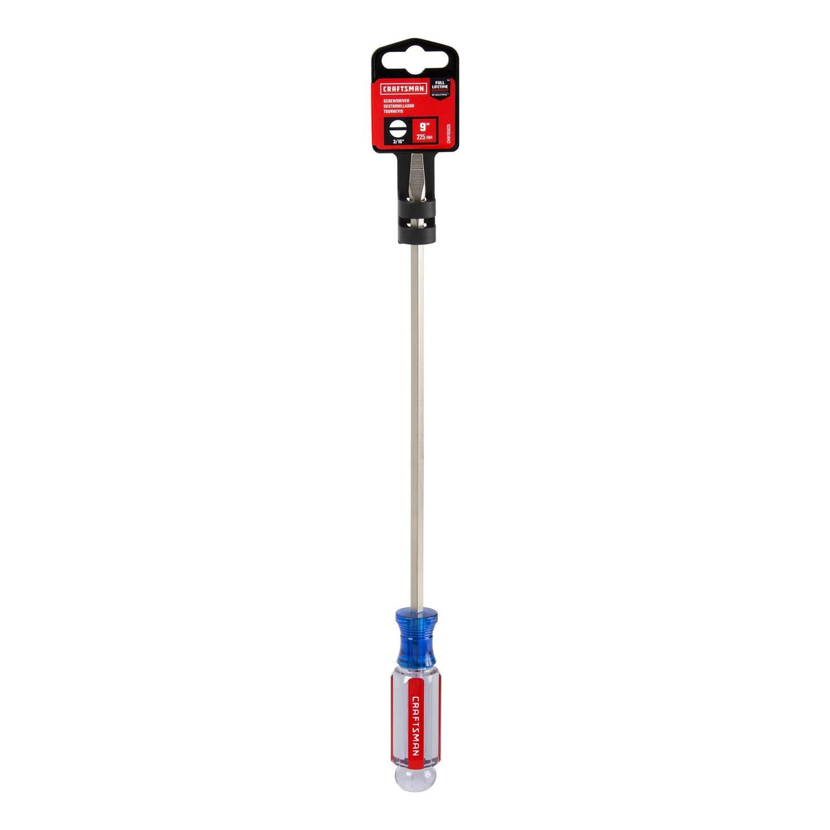 Craftsman 3/16 in. x 9 in. Slotted Screwdriver - Durable Alloy Steel