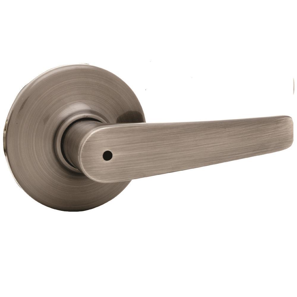 Delta Satin Chrome Privacy Bed/Bath Door Lever - Super Arbor