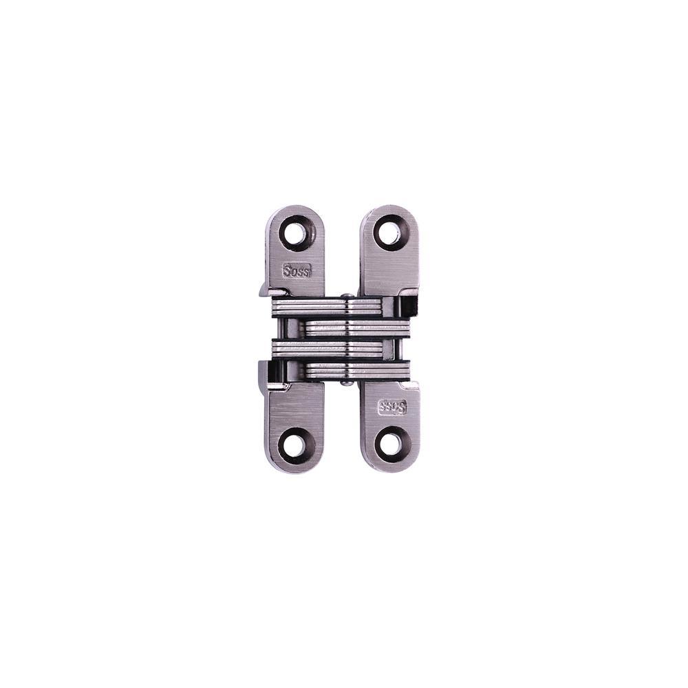 1/2 in. 2-3/8 in. Satin Chrome Invisible Hinge - Super Arbor