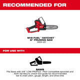 Milwaukee 8 in. Chainsaw Bar & Chain Combo, 3/8 in. Low Profile Pitch, .043 in. Gauge (2-Piece Set)