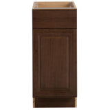 Benton Assembled 12x34.5x24.5 in. Base Cabinet with Soft Close Full Extension Drawer in White - Super Arbor