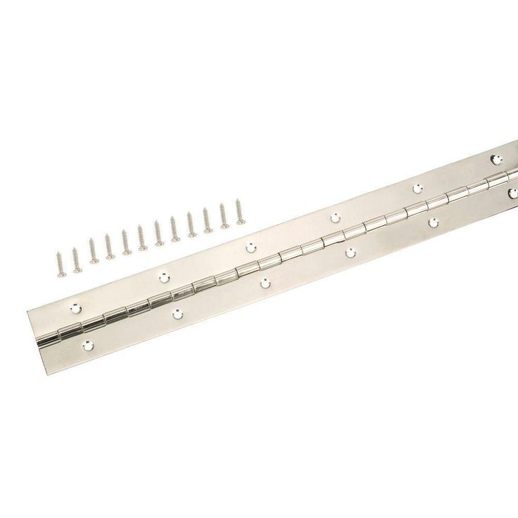 1-1/2 in. x 12 in. Stainless Steel Continuous Hinge