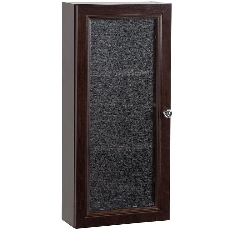 Delridge 13 in. W x 30 in. H Surface-Mount Modular Wall Hutch in Chocolate