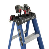 Louisville Ladder 7' Fiberglass Step Ladder, 225-lb Capacity, W-3217-07