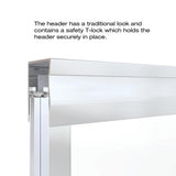 Classic 60 in. x 70 in. Semi-Frameless Sliding Shower Door in Chrome with Clear Glass - Super Arbor