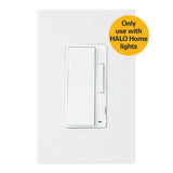 180-Degree White Smart Bluetooth Motion Activated Outdoor Integrated LED Flood Light with In-Wall Accessory Dimmer - Super Arbor