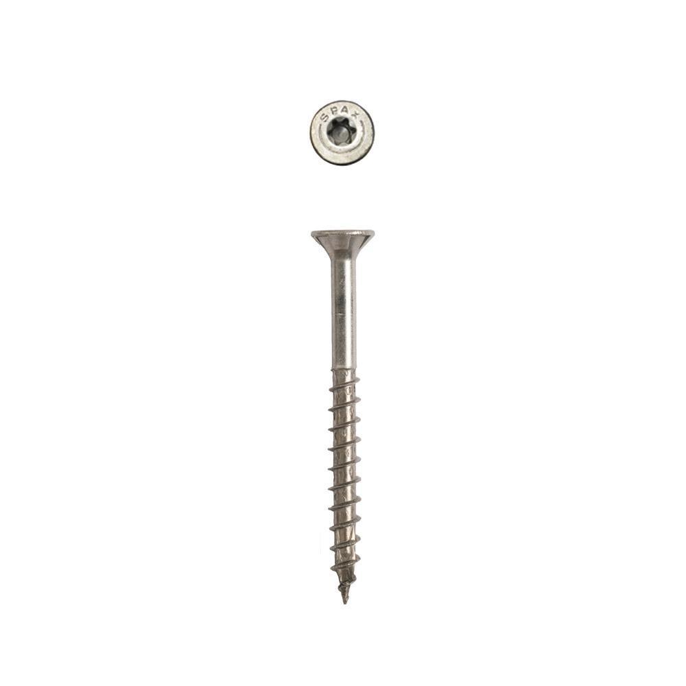 #8 x 2 in. T-Star Plus Flat Head Interior/Exterior HCR-X Screw (154-Box)
