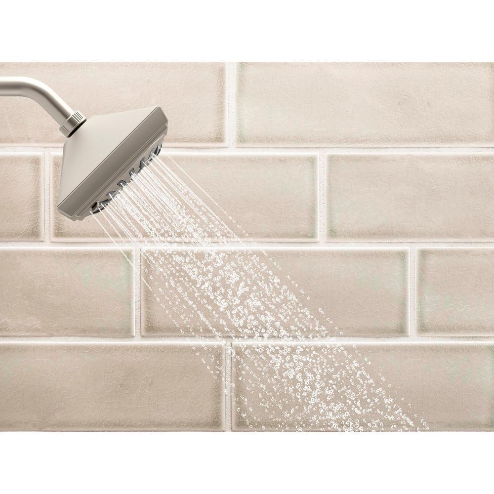 Kallan Rite-Temp Single-Handle 1-Spray Tub and Shower Faucet in Vibrant Brushed Nickel (Valve Included) - Super Arbor