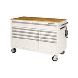 52 in. 9-Drawer Mobile Workbench in Gloss Blue - Super Arbor