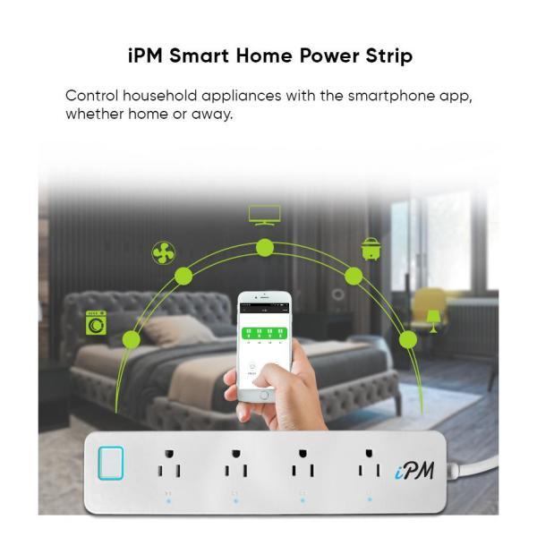 Smart Home Power Strip with Wi-Fi Compatible with Amazon's Alexa and Google Home - Super Arbor