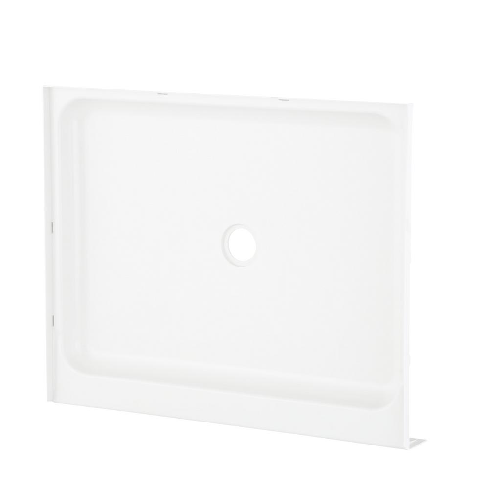 Ensemble 34 in. x 42 in. Single Threshold Shower Floor in White - Super Arbor