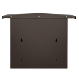 Frank Lloyd Wright Collection Beachy Wall Mount Locking Mailbox - Super Arbor