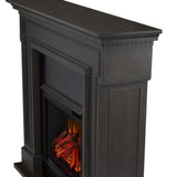 Thayer 54 in. Electric Fireplace in Gray - Super Arbor