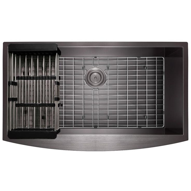 All-in-One Matte Black Finished Stainless Steel 30 in. x 20 in. Farmhouse Apron Mount Kitchen Sink with Pull-down Faucet
