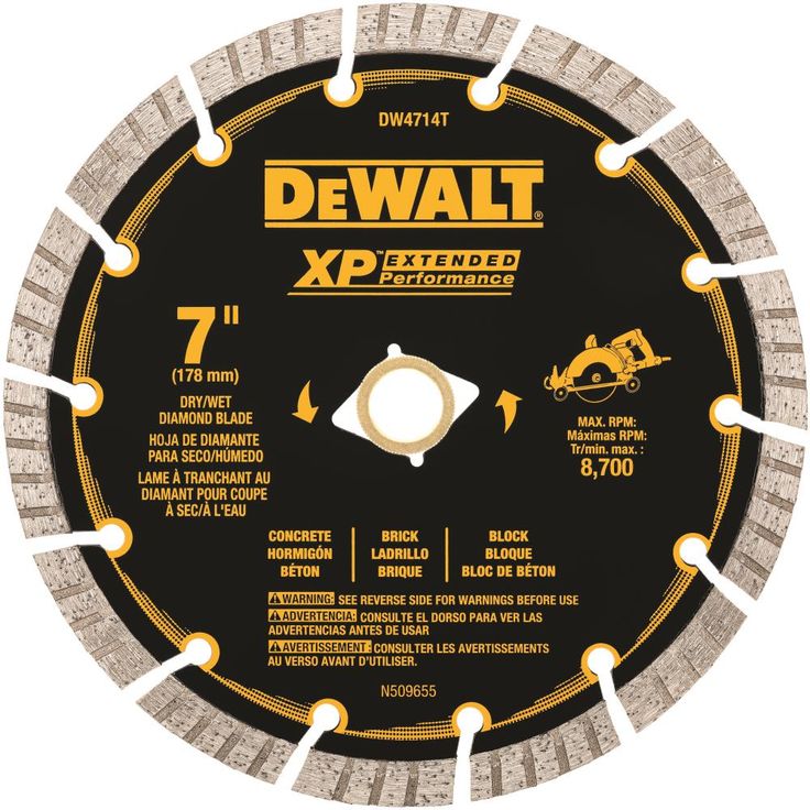 DEWALT XP Diamond 7-in Grinding Wheel