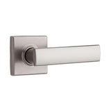 Vedani Square Satin Nickel Half-Dummy Door Lever - Super Arbor