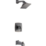 Leary Curve Single-Handle 1-Spray Tub and Shower Faucet in Brushed Nickel (Valve Included) - Super Arbor