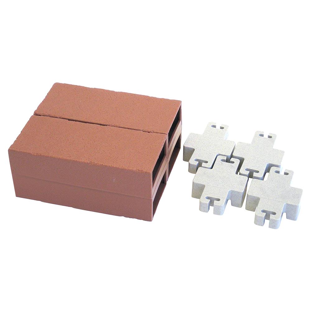 Argee 25 ft. Decorative Plastic Brick Edging - Super Arbor