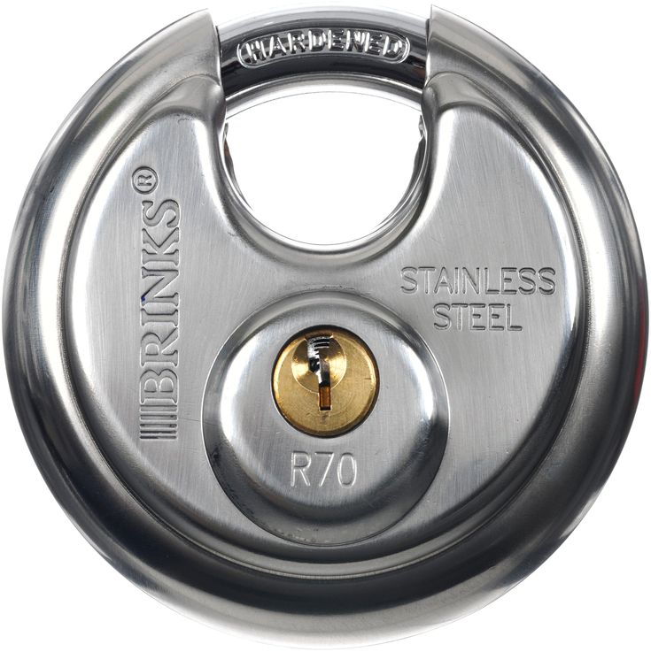 Brink's 70mm Promax Security Stainless Steel Discus Padlock
