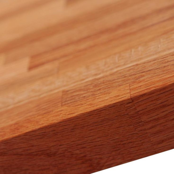 Sparrow Peak Red Oak 6-ft Natural Straight Butcher Block Oak Kitchen Countertop