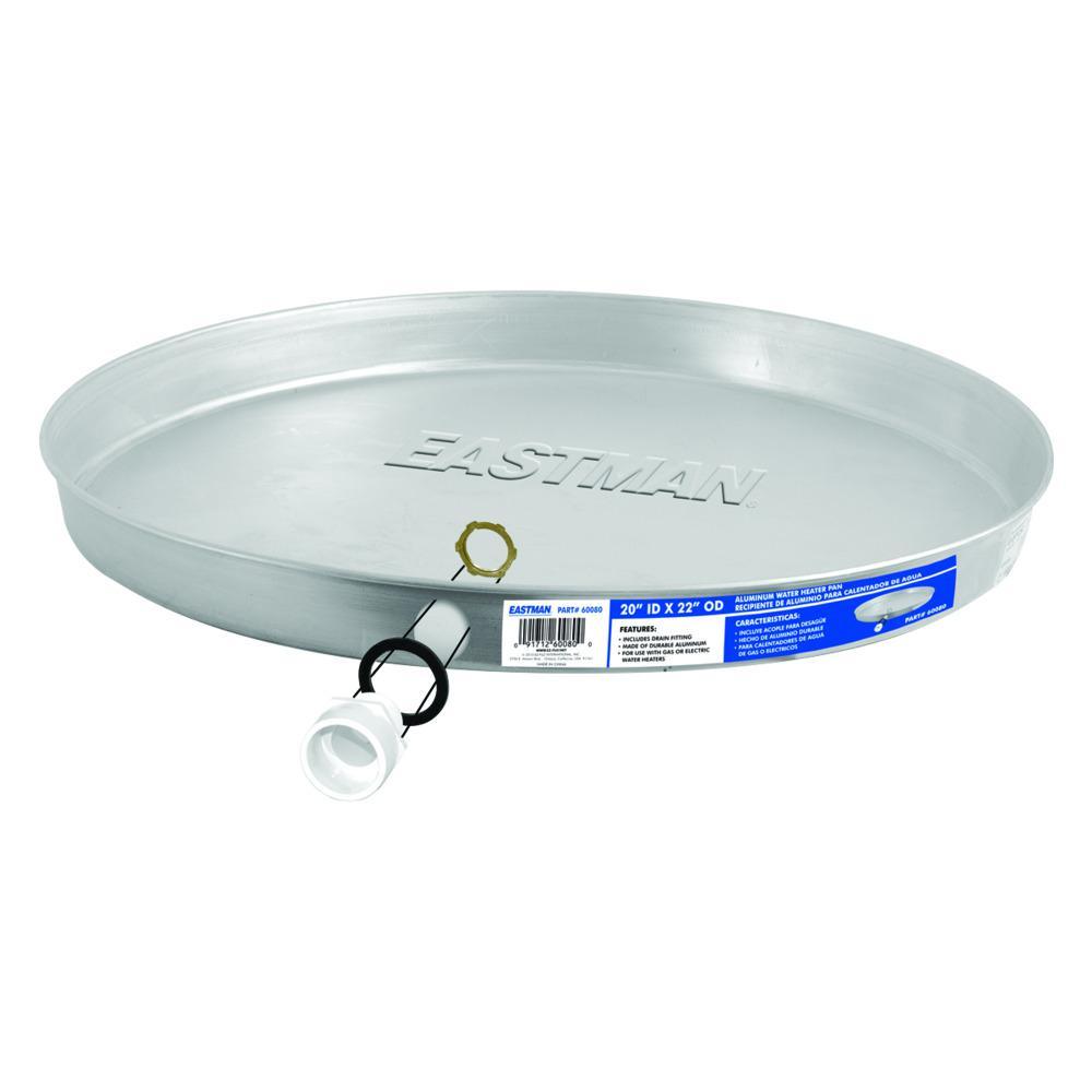 20 in. Aluminum Water Heater Drain Pan - Super Arbor