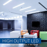 Hyperikon 18-Watt 4 ft. Linear T8 Clear 5000K Single-End Powered Ballast Bypass LED Glass LED Tube Light Bulb (24-Pack)