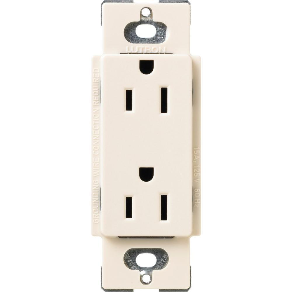 Tamper-Resistant Duplex Receptacle, 15 Amp, White - Super Arbor